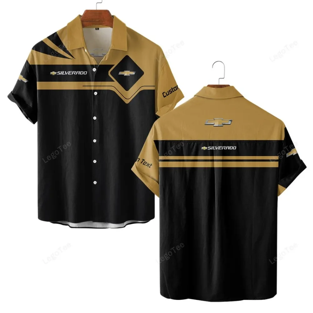 Strong Cargo Truck Hawaiian Shirt Exclusive Logo, Summer Garage Button Shirt CAR980 - Image 2