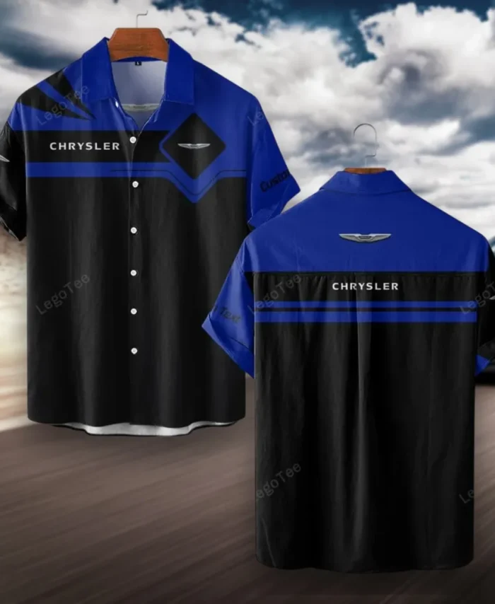 American Sedan Hawaiian Shirt Exclusive Logo, Performance Gear Button Shirt CAR980