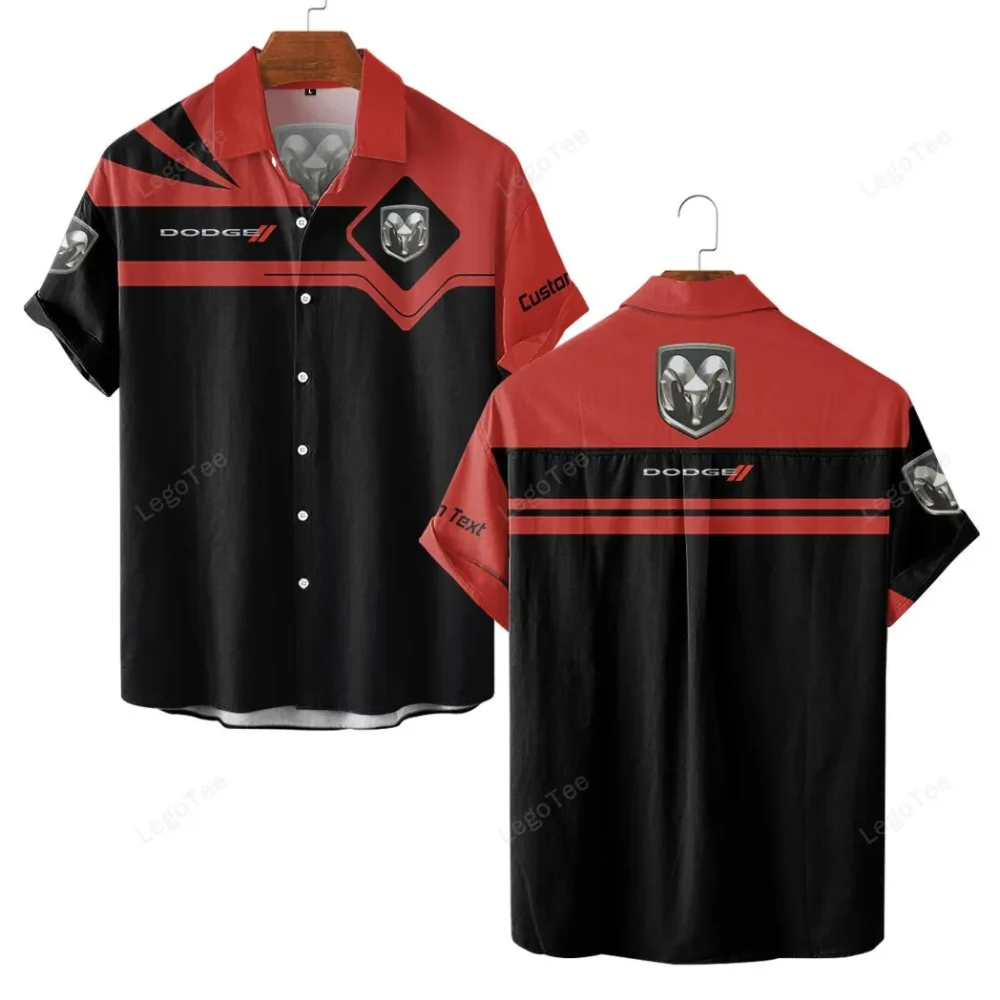 Classic Car Hawaiian Shirt Exclusive Logo, Road Life Button Shirt CAR980 - Image 2