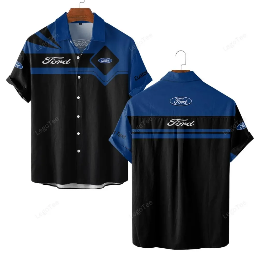 American Classic Hawaiian Shirt Exclusive Logo, Urban Driver Button Shirt CAR980 - Image 2