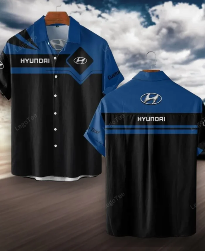 Passenger Vehicle Hawaiian Shirt Exclusive Logo, Motorsport Vibe Button Shirt CAR980