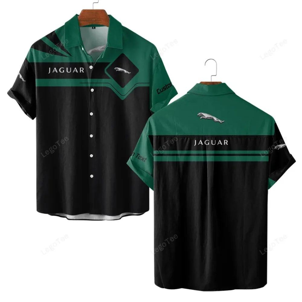 Iconic 4x4 Utility Auto Hawaiian Shirt Exclusive Logo, Hot Rod Button Shirt CAR980 - Image 2