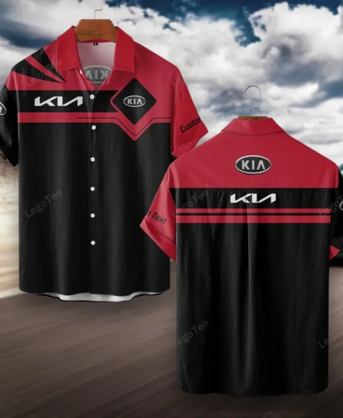 Car Hawaiian Shirt Exclusive Logo, Retro Driver Button Shirt CAR980