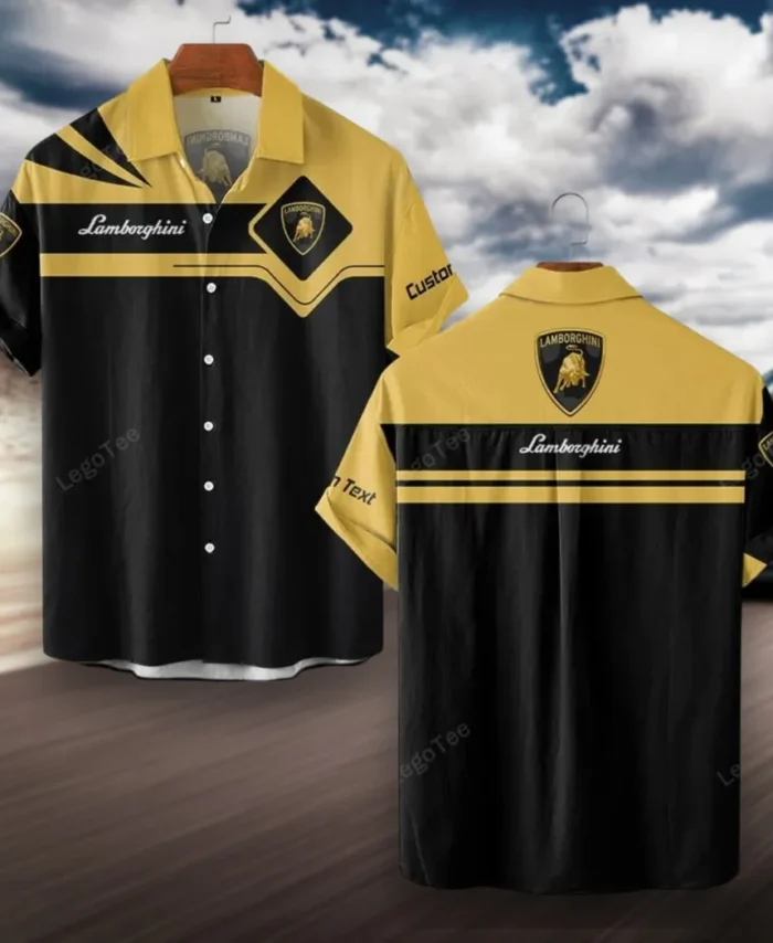 Performance Auto Hawaiian Shirt Exclusive Logo, Retro Driver Button Shirt CAR980