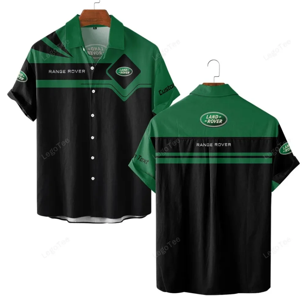 Vehicle Brand Hawaiian Shirt Exclusive Logo, Auto Fan Button Shirt CAR980 - Image 2
