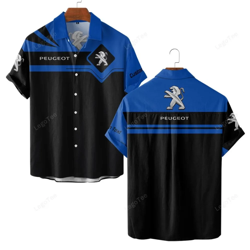 Family Auto Hawaiian Shirt Exclusive Logo, Performance Gear Button Shirt CAR980 - Image 2