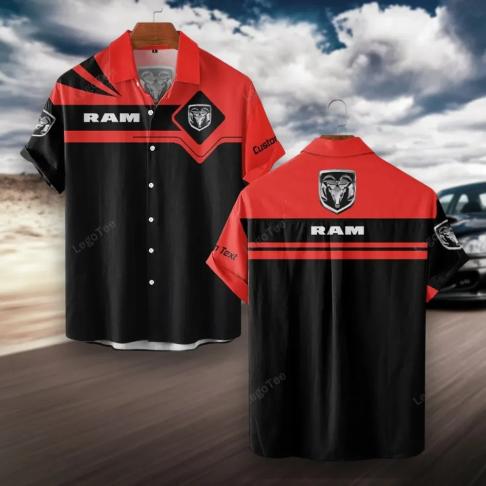 Pickup Truck Hawaiian Shirt Exclusive Logo, Motor Culture Button Shirt CAR980