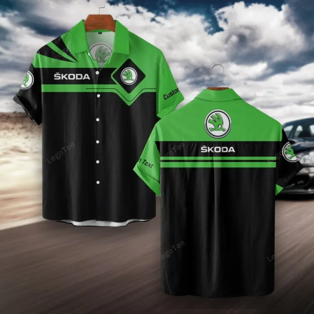 Reliable Vehicle Hawaiian Shirt Exclusive Logo, Street Racer Button Shirt CAR980