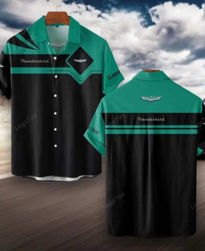 Touring Car Hawaiian Shirt Exclusive Logo, Custom Garage Button Shirt CAR980