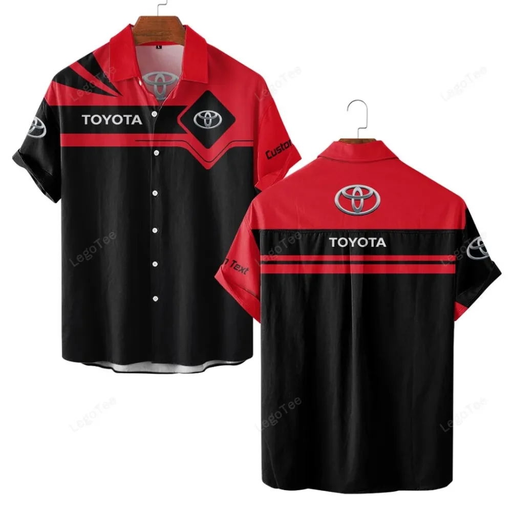 Commuter Car Hawaiian Shirt Exclusive Logo, Street Racer Button Shirt CAR980 - Image 2
