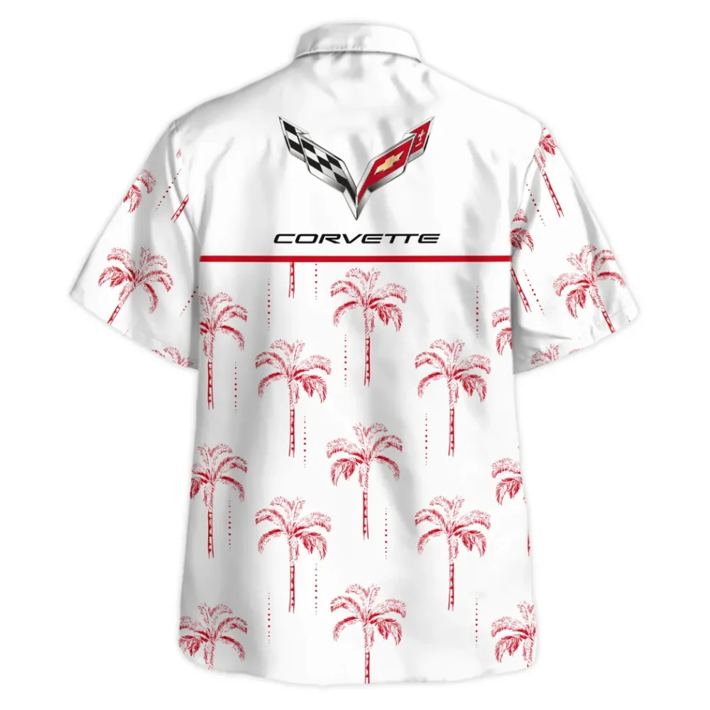 American Sports Car Hawaiian Shirt Exclusive Logo, Bold Driver Button Shirt CAR206 - Image 4