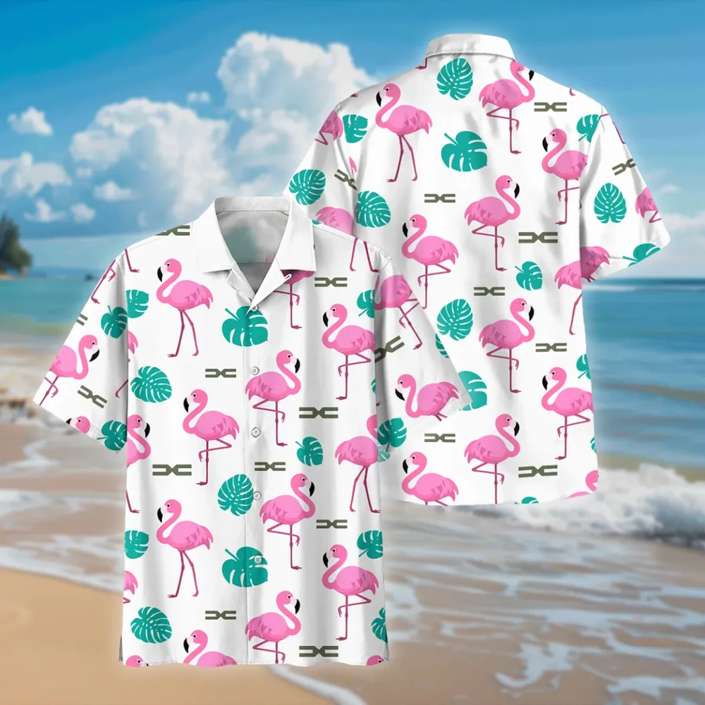 Drivemax Vehicles Hawaiian Shirt Exclusive Logo, Hot Rod Button Shirt CAR207 - Image 2