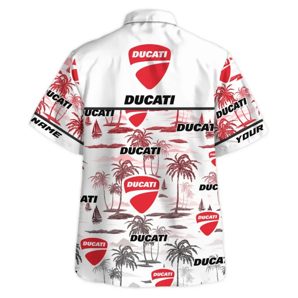 Precision Racer Hawaiian Shirt Exclusive Logo, Road-Trip Ready Button Shirt CAR205 - Image 4