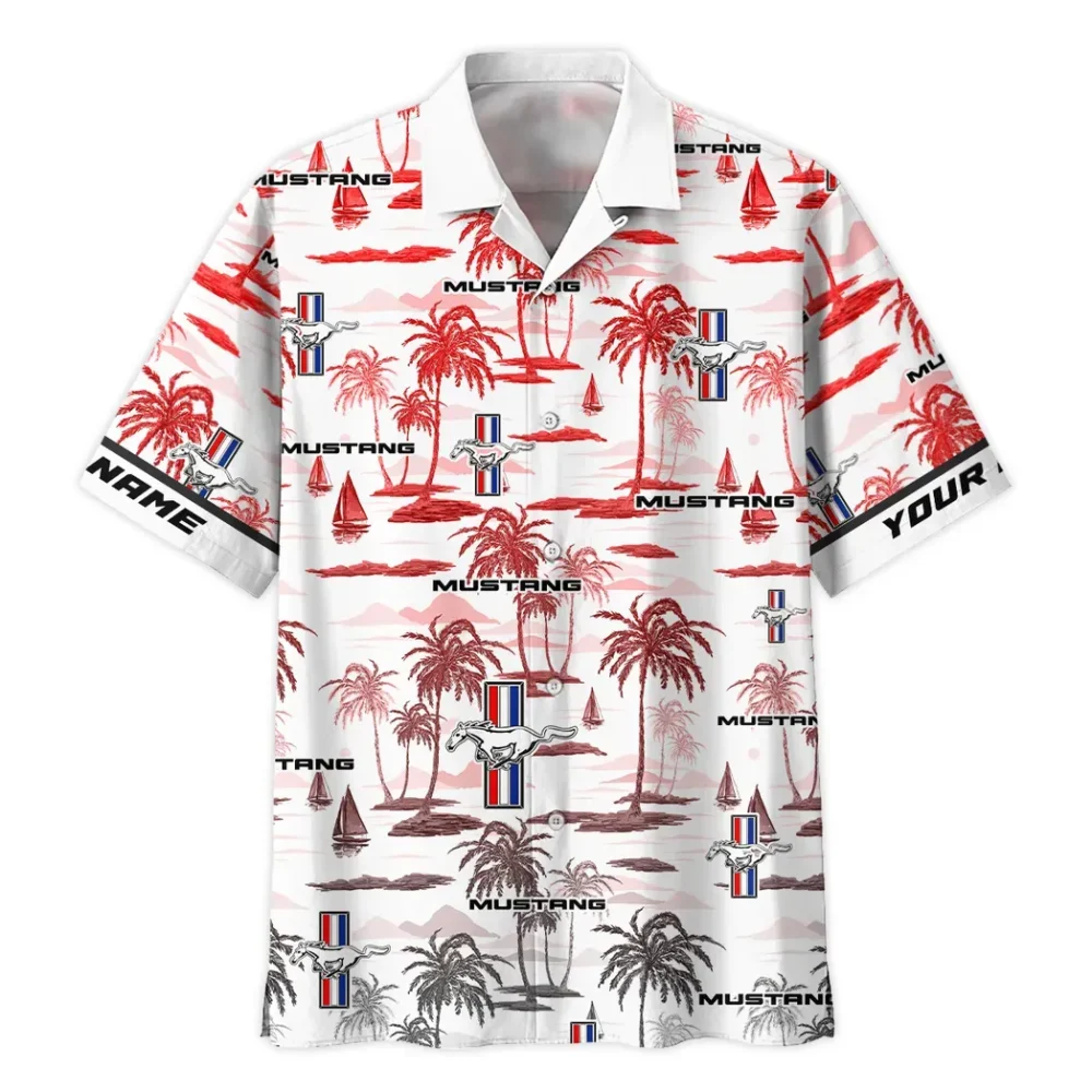 Car Hawaiian Shirt Exclusive Logo, Garage Life Button Shirt CAR205 - Image 3