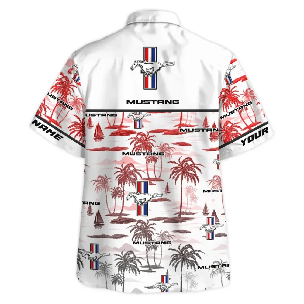Car Hawaiian Shirt Exclusive Logo, Garage Life Button Shirt CAR205 - Image 4
