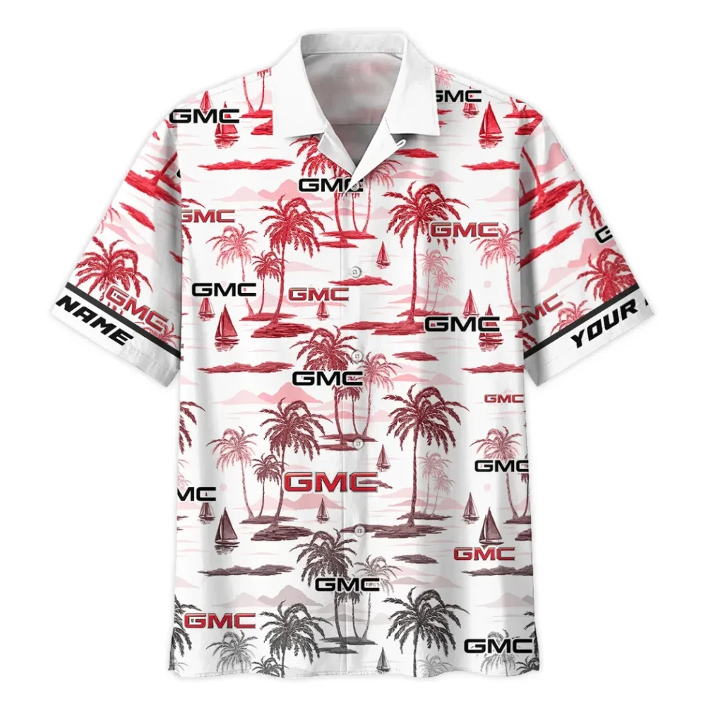Heavy-Duty Pickup Hawaiian Shirt Exclusive Logo, Road-Trip Ready Button Shirt CAR205 - Image 3