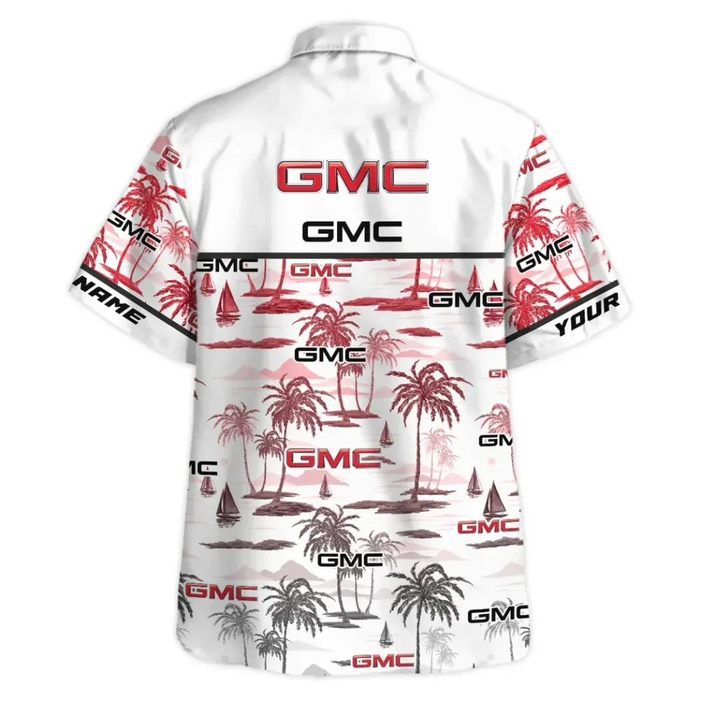 Heavy-Duty Pickup Hawaiian Shirt Exclusive Logo, Road-Trip Ready Button Shirt CAR205 - Image 4