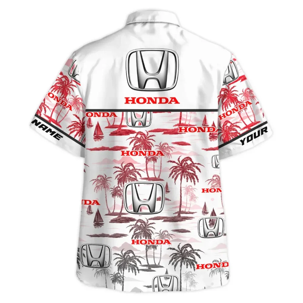 Mid-Size Vehicle Hawaiian Shirt Exclusive Logo, Custom Ride Button Shirt CAR205 - Image 4