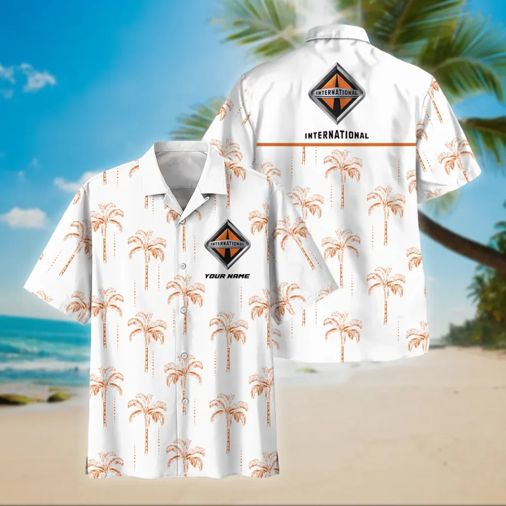 Rural Work Vehicle Hawaiian Shirt Exclusive Logo, Urban Driver Button Shirt CAR206 - Image 2