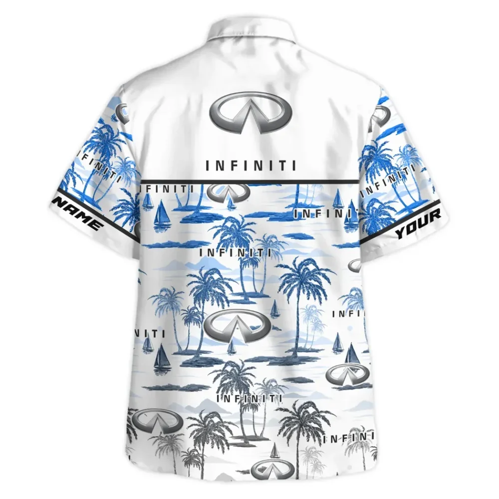 Comfort-Oriented Hawaiian Shirt Exclusive Logo, Road-Trip Ready Button Shirt CAR205 - Image 4