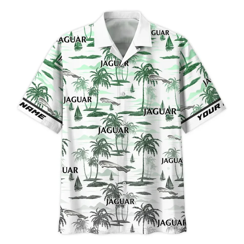Luxury Sedan Hawaiian Shirt Exclusive Logo, Street Racer Button Shirt CAR205 - Image 3