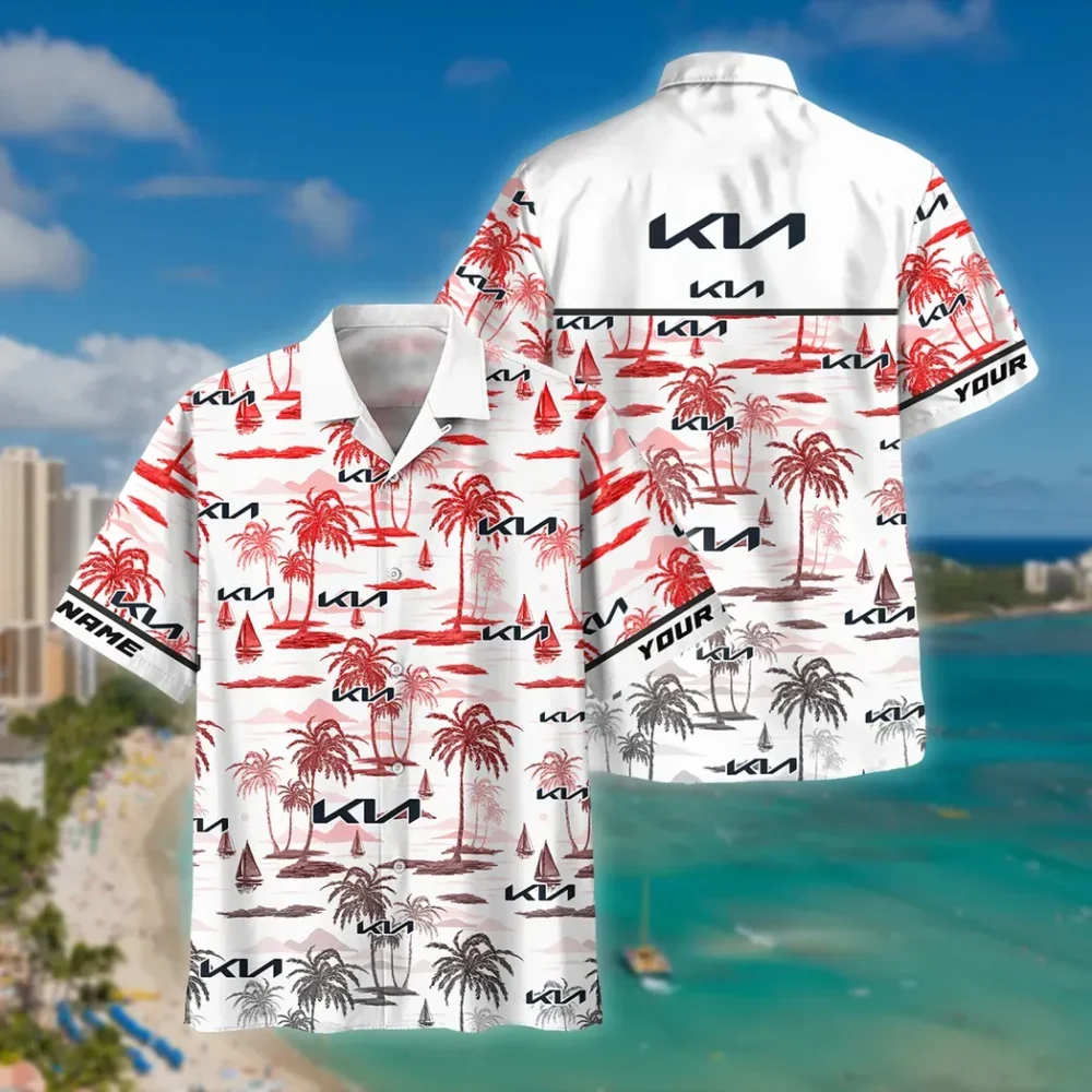 Everyday Vehicle Hawaiian Shirt Exclusive Logo, Auto Fan Button Shirt CAR205 - Image 2