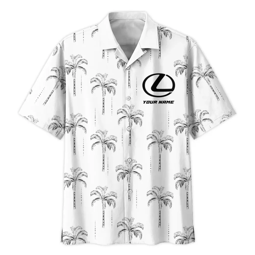 Premium Sedan Hawaiian Shirt Exclusive Logo, Drift-Ready Button Shirt CAR206 - Image 3