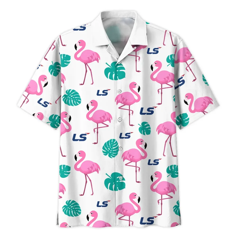 Garden Tractor Hawaiian Shirt Exclusive Logo, Hot Rod Button Shirt CAR207 - Image 3