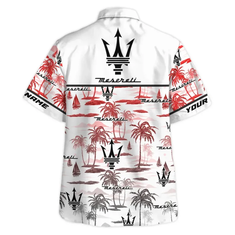 Premium Sports Sedan Hawaiian Shirt Exclusive Logo, Street-Ready Button Shirt CAR205 - Image 4