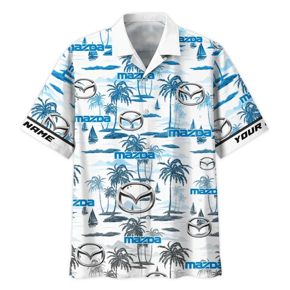 Sport Hatchback Hawaiian Shirt Exclusive Logo, Performance Gear Button Shirt CAR205 - Image 3