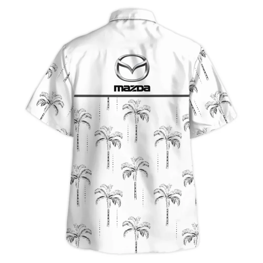 Roadster Hawaiian Shirt Exclusive Logo, Auto Fan Button Shirt CAR206 - Image 4