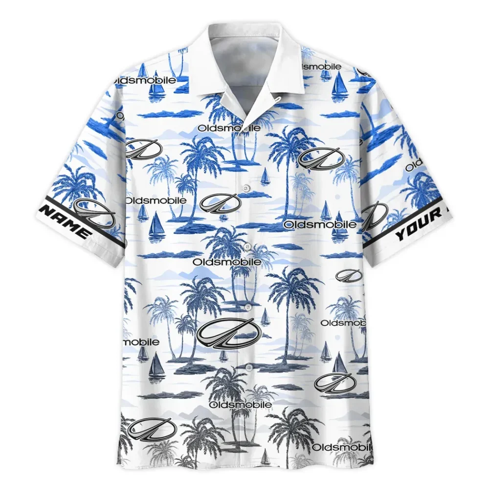 Heritage Vehicle Hawaiian Shirt Exclusive Logo, Street Racer Button Shirt CAR205 - Image 3