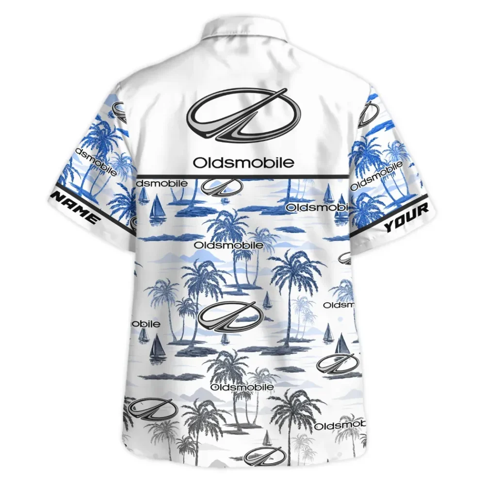 Heritage Vehicle Hawaiian Shirt Exclusive Logo, Street Racer Button Shirt CAR205 - Image 4