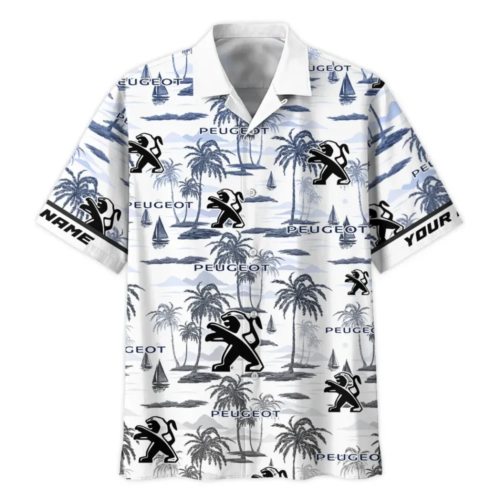 Commuter Vehicle Hawaiian Shirt Exclusive Logo, Urban Driver Button Shirt CAR205 - Image 3
