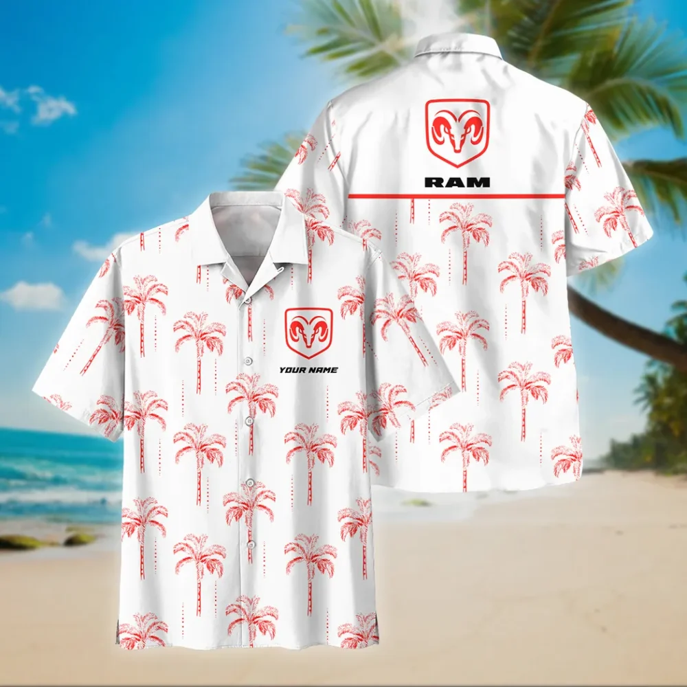 Hauling Truck Hawaiian Shirt Exclusive Logo, Highway Cruise Button Shirt CAR206 - Image 2