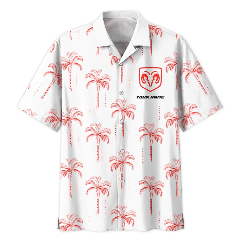 Hauling Truck Hawaiian Shirt Exclusive Logo, Highway Cruise Button Shirt CAR206 - Image 3