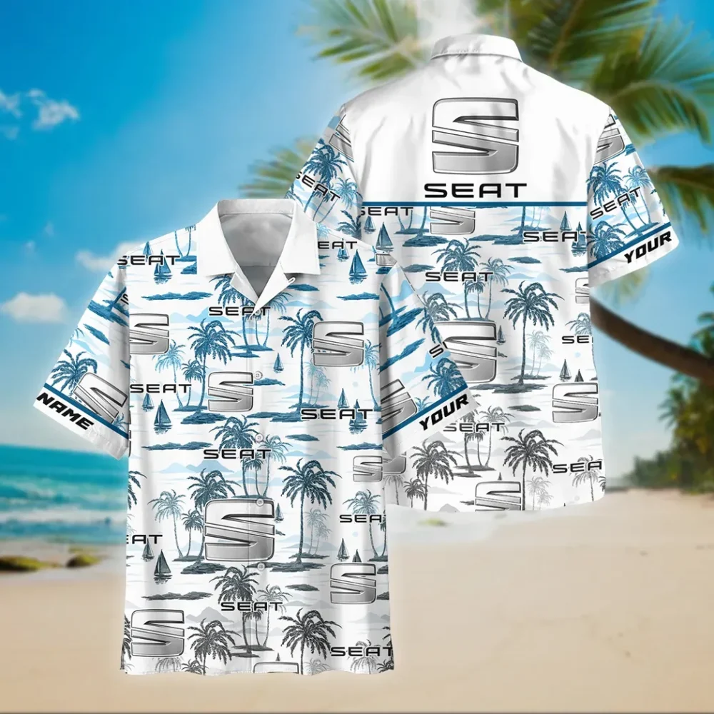 City Cruiser Hawaiian Shirt Exclusive Logo, Open Road Button Shirt CAR205 - Image 2