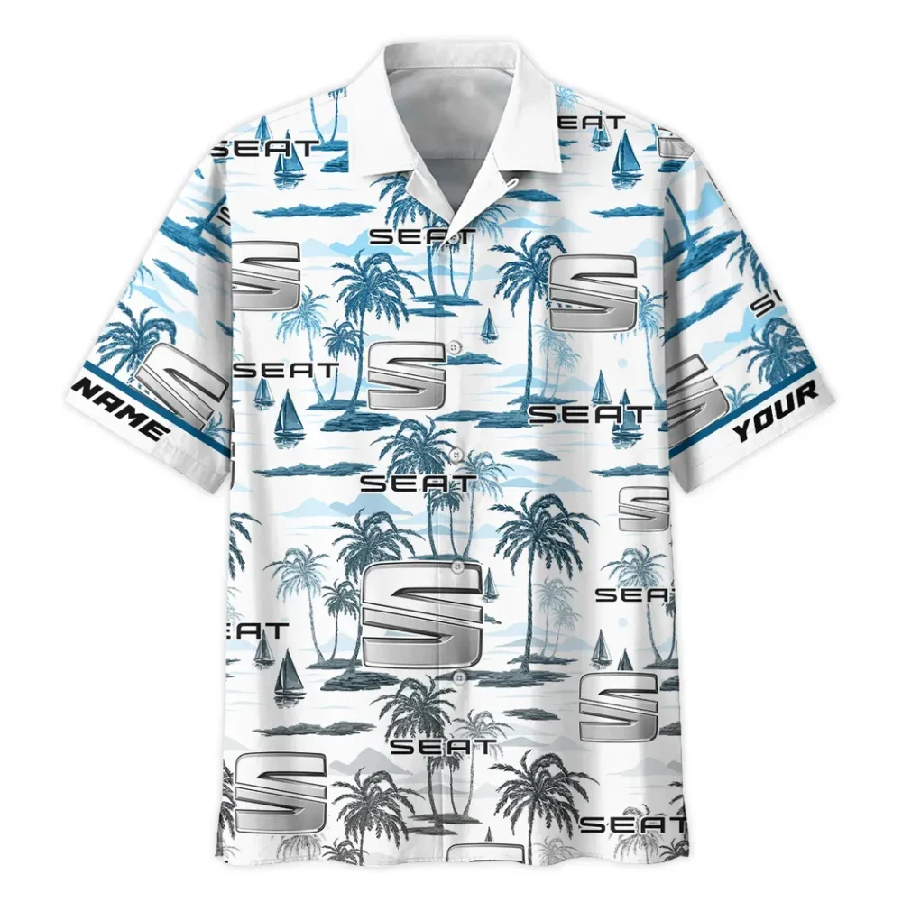 City Cruiser Hawaiian Shirt Exclusive Logo, Open Road Button Shirt CAR205 - Image 3