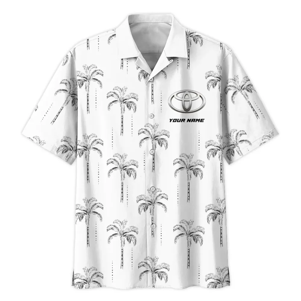 Long-Life Vehicle Hawaiian Shirt Exclusive Logo, Custom Garage Button Shirt CAR206 - Image 3