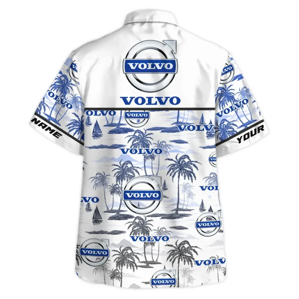 Durable Auto Brand Hawaiian Shirt Exclusive Logo, Engine Lover Button Shirt CAR205 - Image 4
