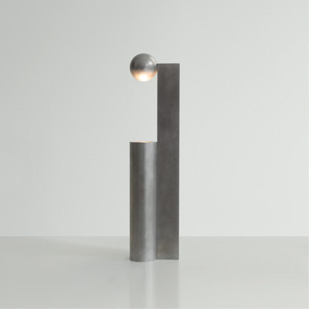 Faraday Floor Lamp With Built In Side Table