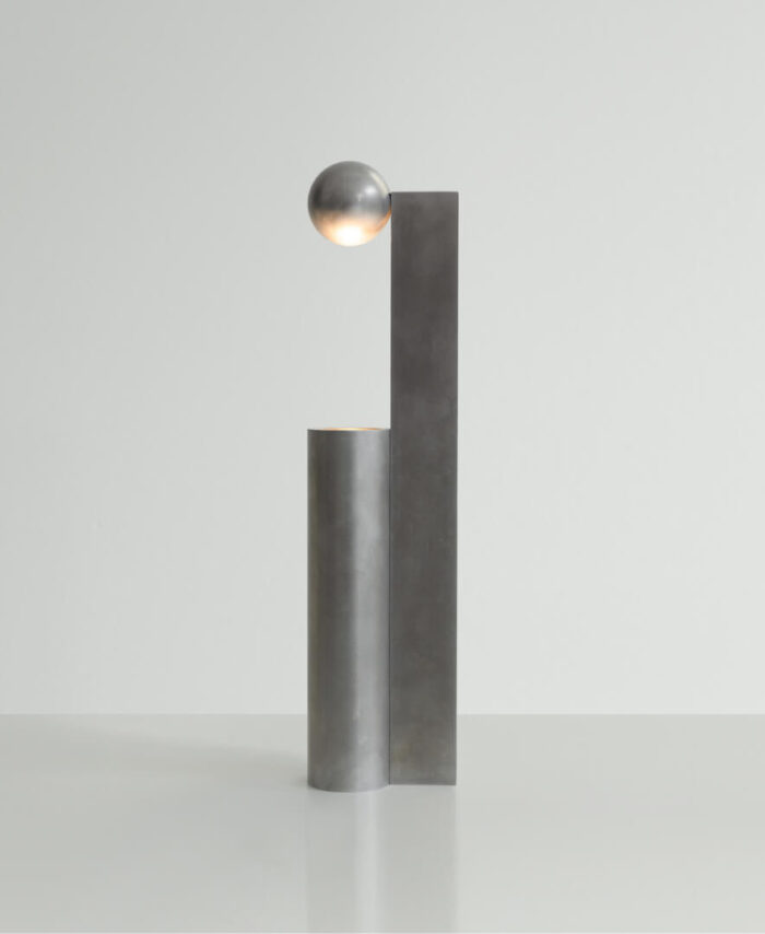Faraday Floor Lamp With Built In Side Table