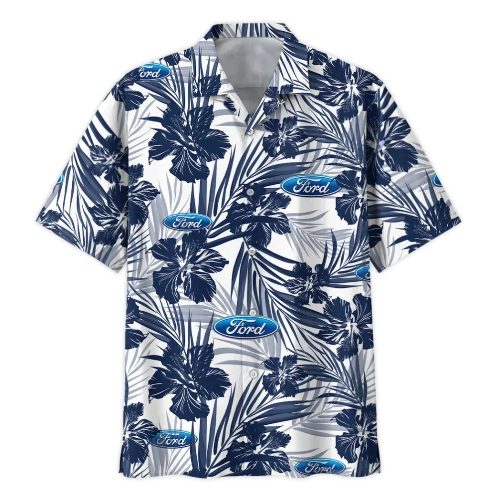 American Classic Hawaiian Shirt Exclusive Logo, Street-Ready Button Shirt CAR203 - Image 3