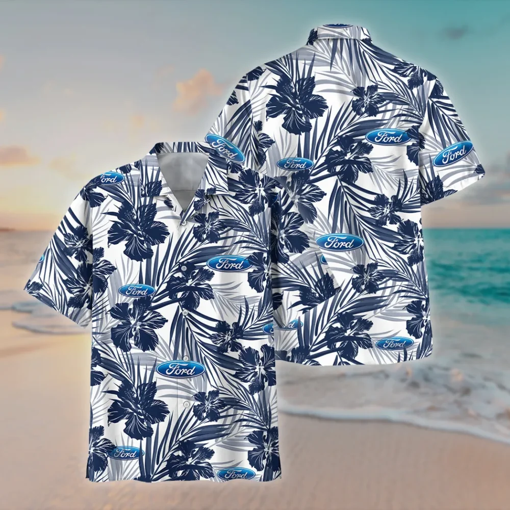 American Classic Hawaiian Shirt Exclusive Logo, Street-Ready Button Shirt CAR203 - Image 2