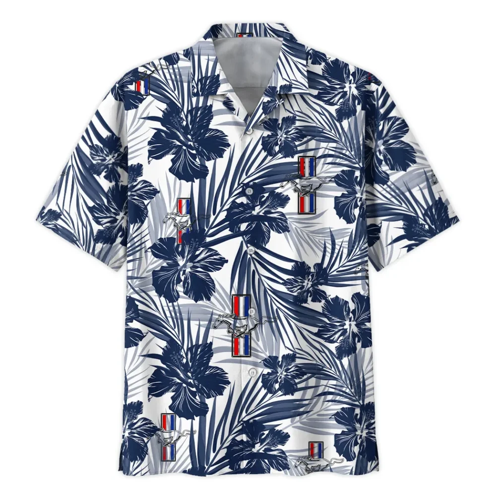 Classic American Car Hawaiian Shirt Exclusive Logo, Street Racer Button Shirt CAR203 - Image 3