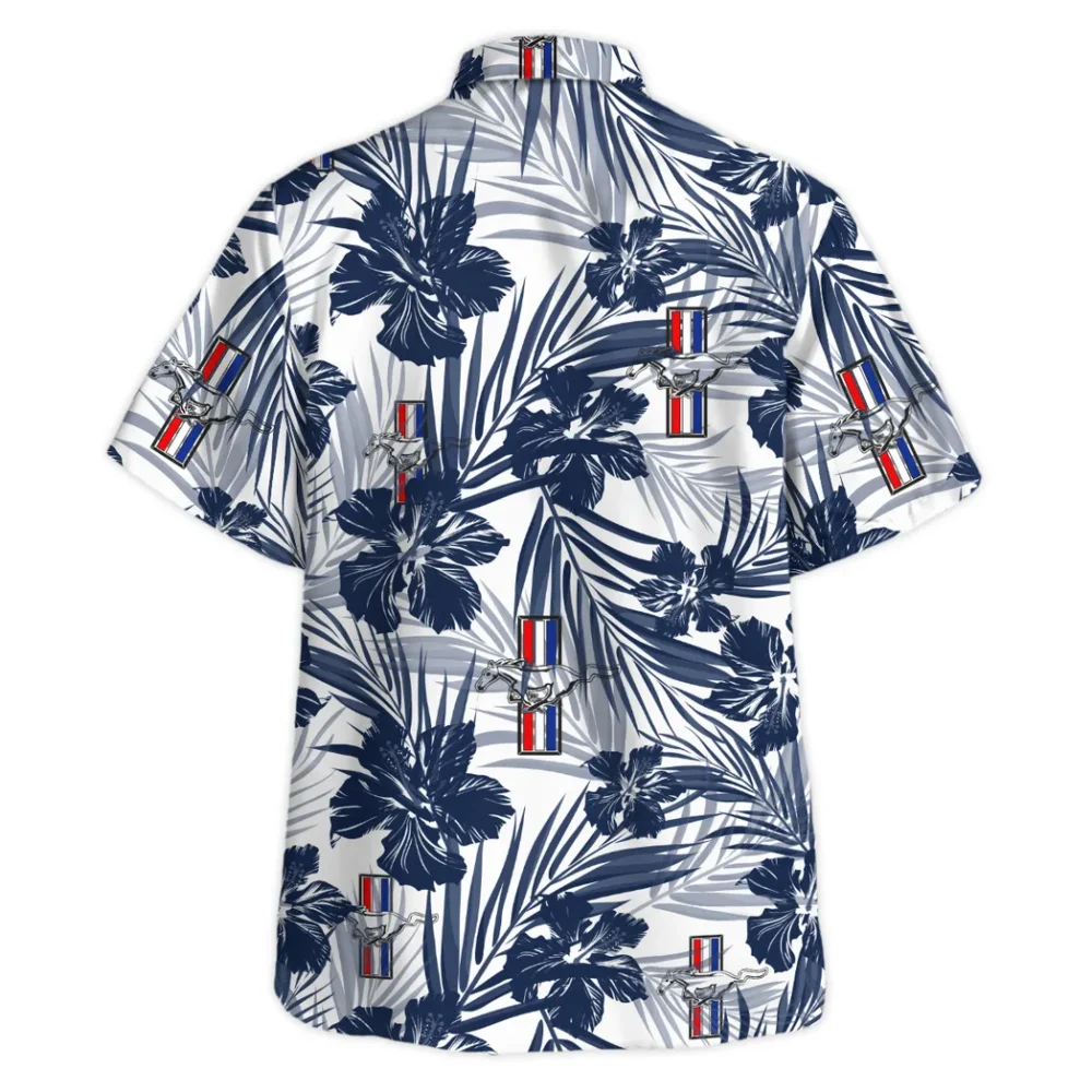 Classic American Car Hawaiian Shirt Exclusive Logo, Street Racer Button Shirt CAR203 - Image 4