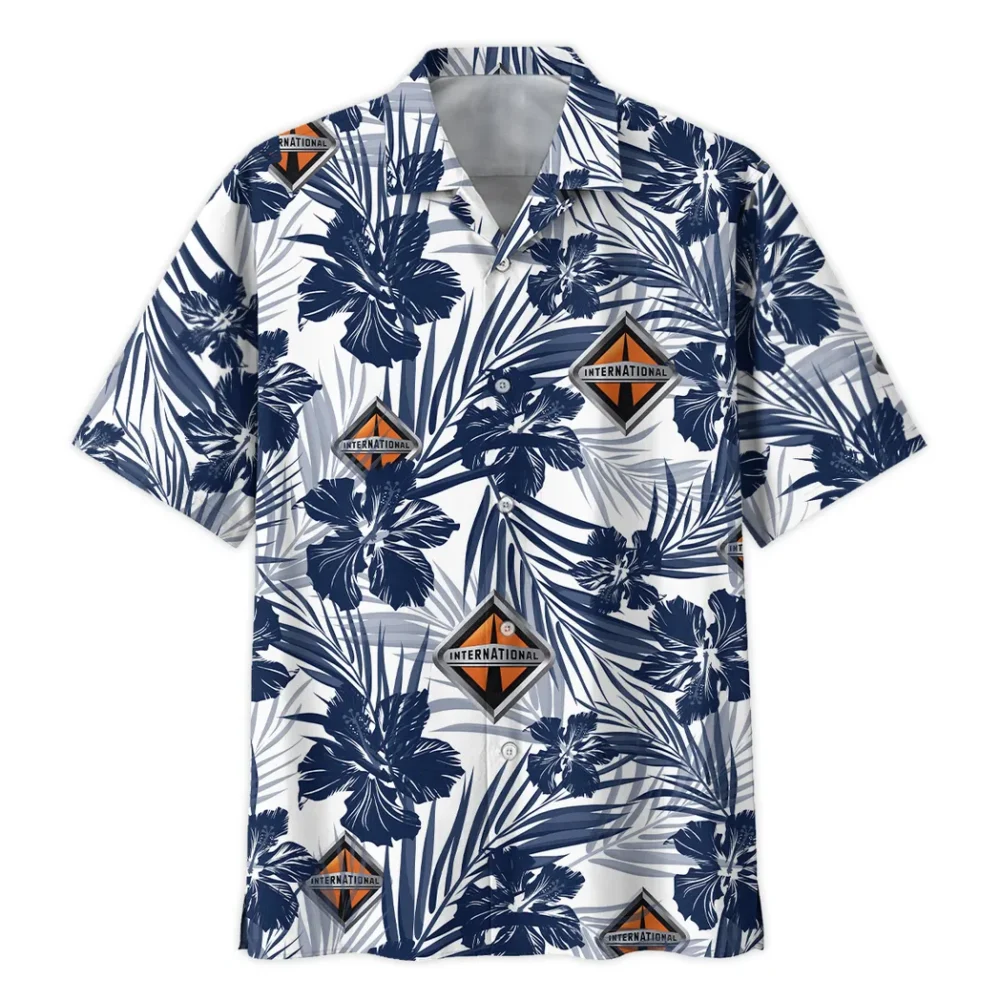 Mid-Duty Cargo Auto Hawaiian Shirt Exclusive Logo, Street-Ready Button Shirt CAR203 - Image 3