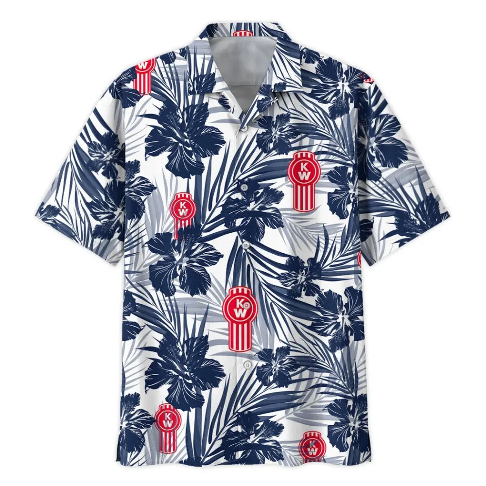 Big Rig Hawaiian Shirt Exclusive Logo, Road-Trip Ready Button Shirt CAR203 - Image 3