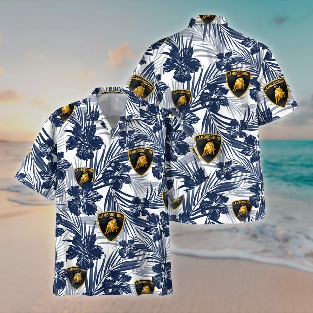 Luxury Vehicle Hawaiian Shirt Exclusive Logo, Street Racer Button Shirt CAR203 - Image 2
