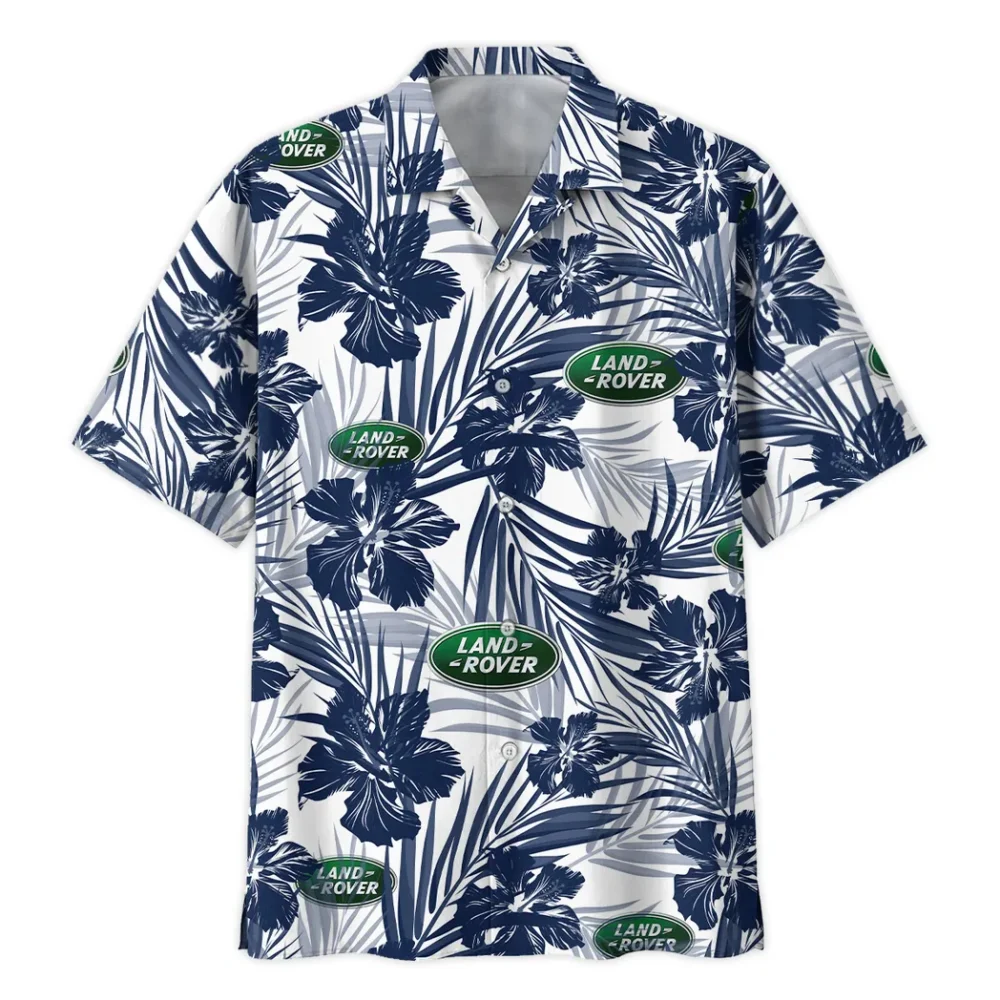 All-Terrain SUV Hawaiian Shirt Exclusive Logo, Chrome Wave Button Shirt CAR203 - Image 3